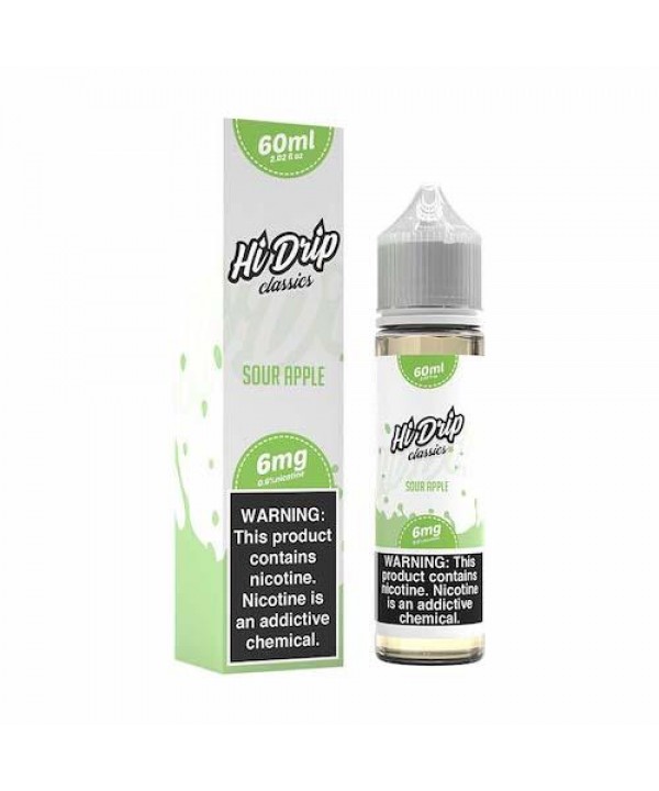 Hi-Drip Classics Sour Apple Eliquid