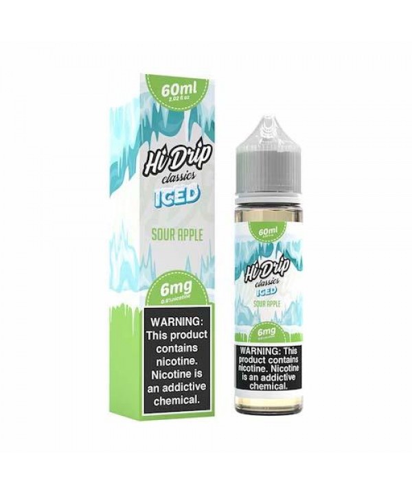 Hi-Drip Classics Sour Apple Iced Eliquid