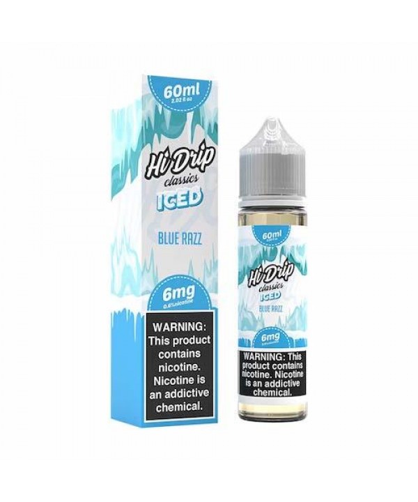 Hi-Drip Classics Blue Razz Iced Eliquid