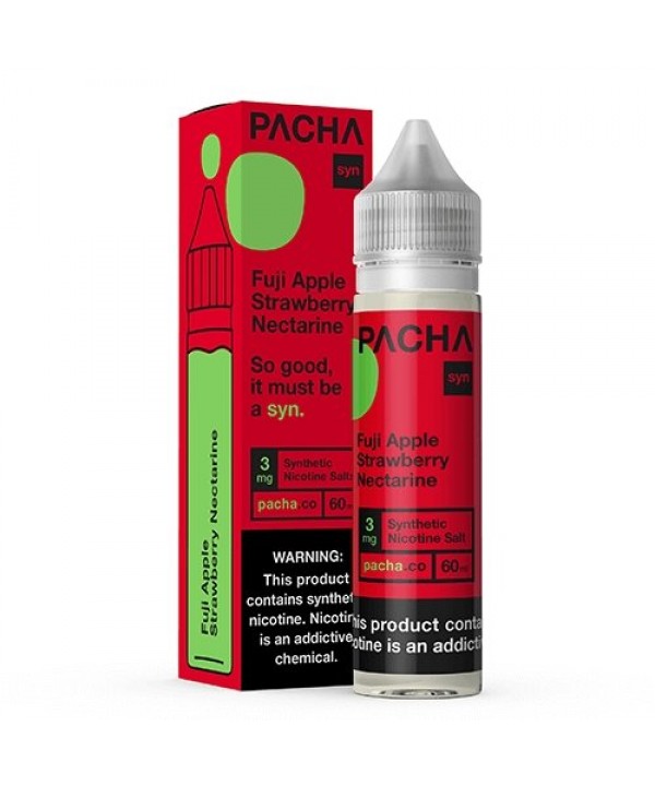 Pacha Syn Fuji Apple Strawberry Nectarine eJuice