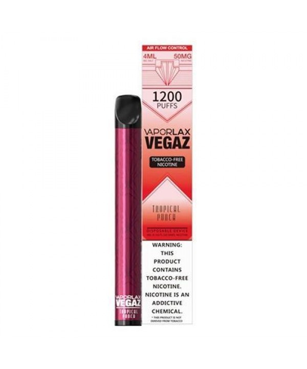 VaporLAX VEGAZ Tropical Punch Disposable Vape Pen
