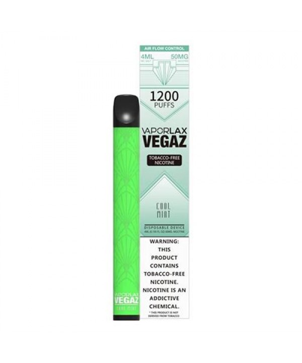 VaporLAX VEGAZ Cool Mint Disposable Vape Pen