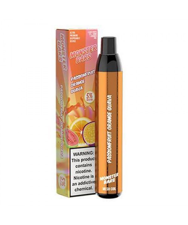 Monster Bars Passionfruit Orange Guava Disposable ...