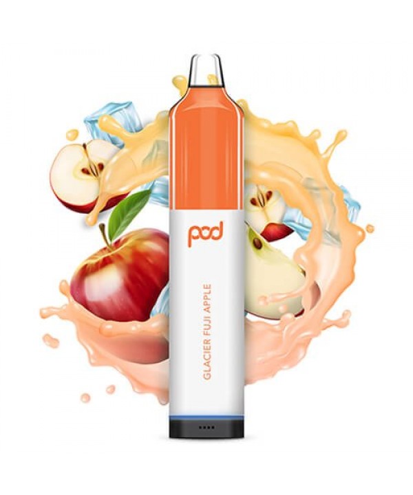 Pod Juice Synthetic Mesh 5500 Glacier Fuji Apple Disposable Vape Pen