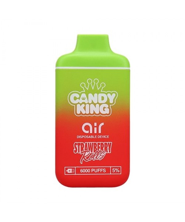 Candy King Air Synthetic Strawberry Rolls Disposab...