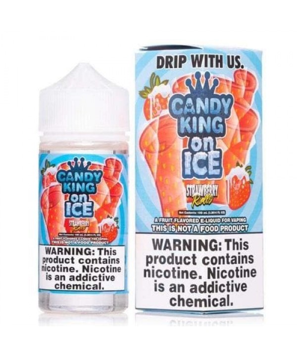 Candy King On Ice Strawberry Rolls eJuice