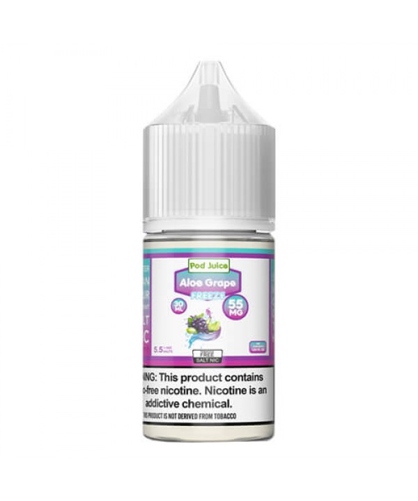 Pod Juice Synthetic Salts Aloe Grape Freeze eJuice