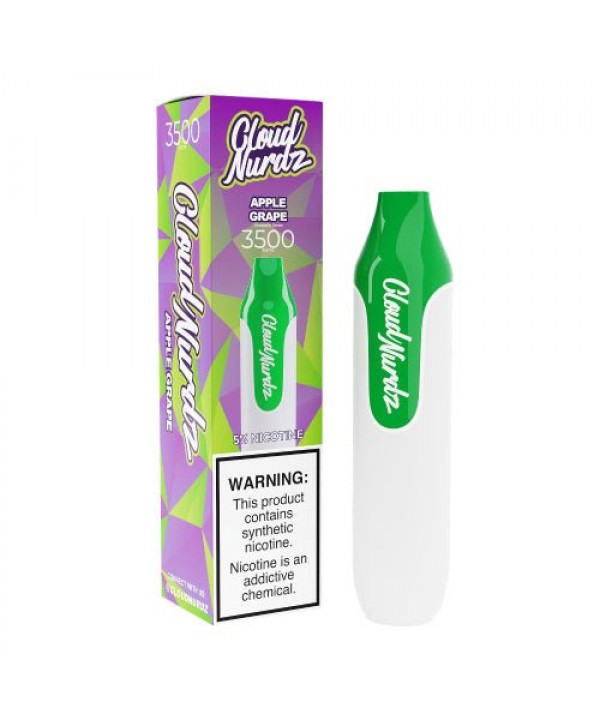 Cloud Nurdz 3500 Apple Grape Disposable