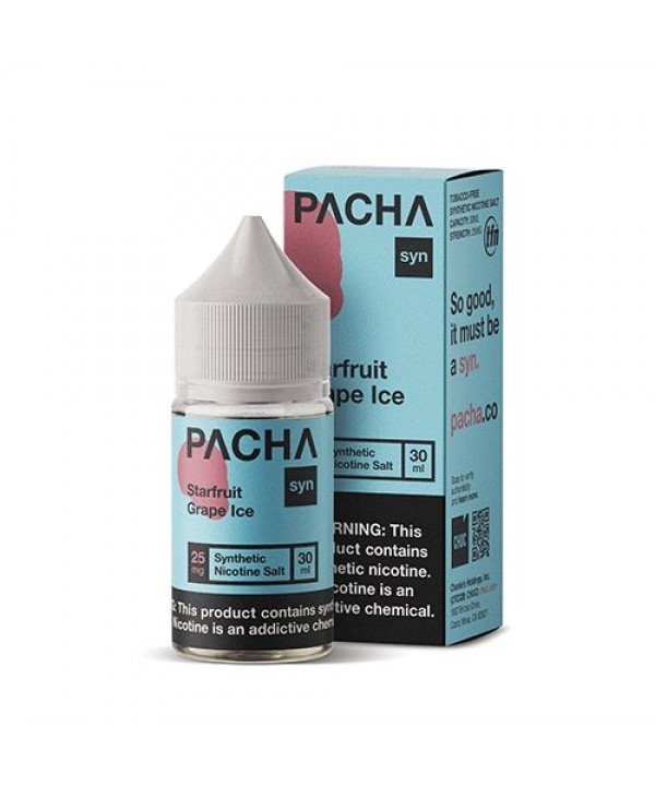 Pacha Syn Salts Starfruit Grape Ice eJuice