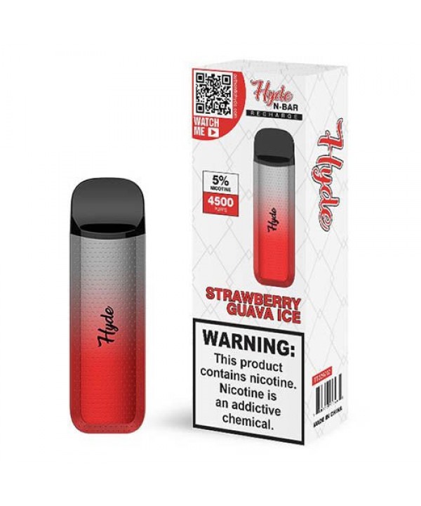 Hyde N-Bar Strawberry Guava Ice Disposable Vape Pe...