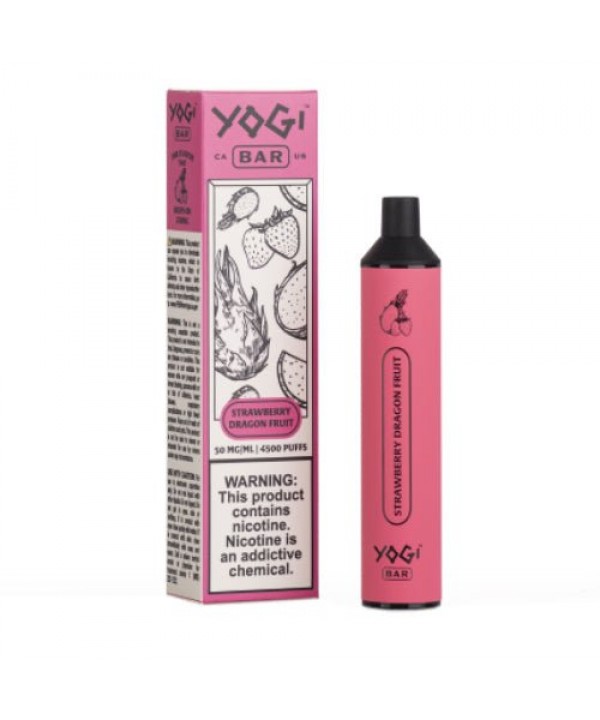 Yogi Bar 4500 Strawberry Dragon Fruit Disposable V...