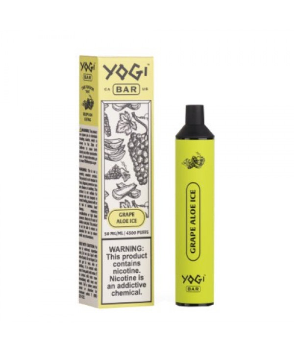 Yogi Bar 4500 Grape Aloe Ice Disposable Vape Pen