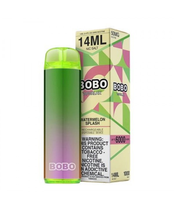 VaporLax BOBO Tobacco-Free Watermelon Splash Dispo...