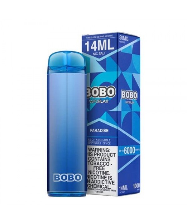 VaporLax BOBO Tobacco-Free Paradise Disposable Vap...