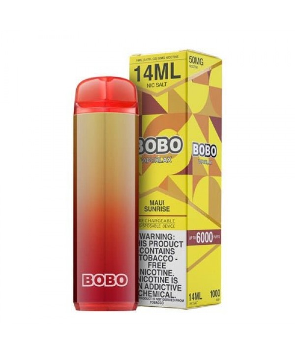 VaporLax BOBO Tobacco-Free Maui Sunrise Disposable...