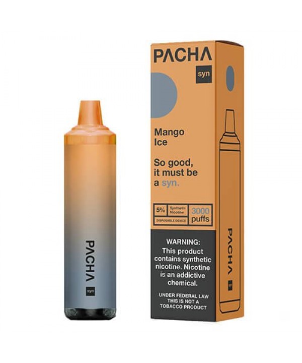 Pachamama SYNthetic 3K Mango Ice Disposable Vape P...