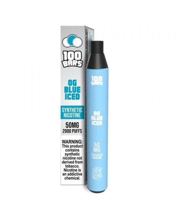 Keep it 100 Bars Synthetic OG Blue ICED Disposable Vape Pen