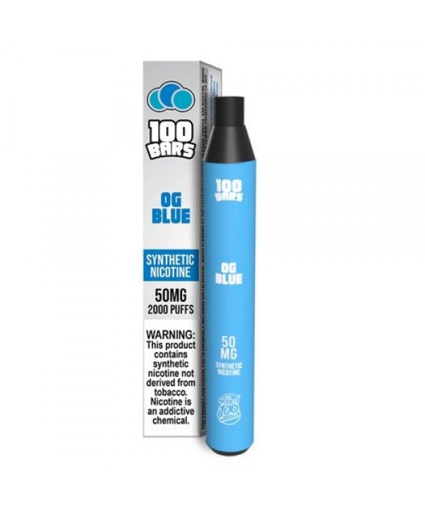 Keep it 100 Bars Synthetic OG Blue Disposable Vape Pen