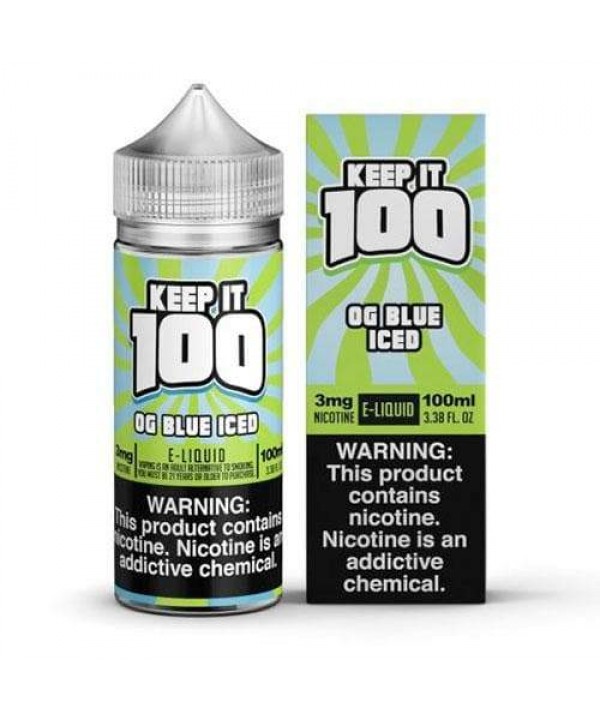 Keep It 100 OG Blue Iced eJuice