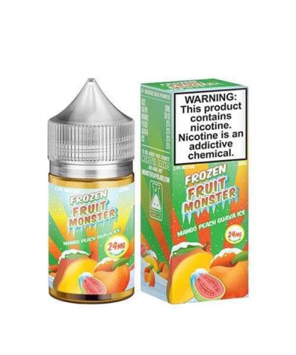 Frozen Fruit Monster Salt Mango Peach Guava Ice eJuice