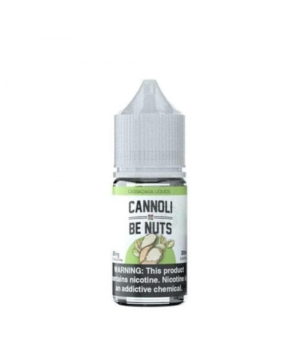 Cassadaga Liquids Salt Cannoli Be Nuts eJuice