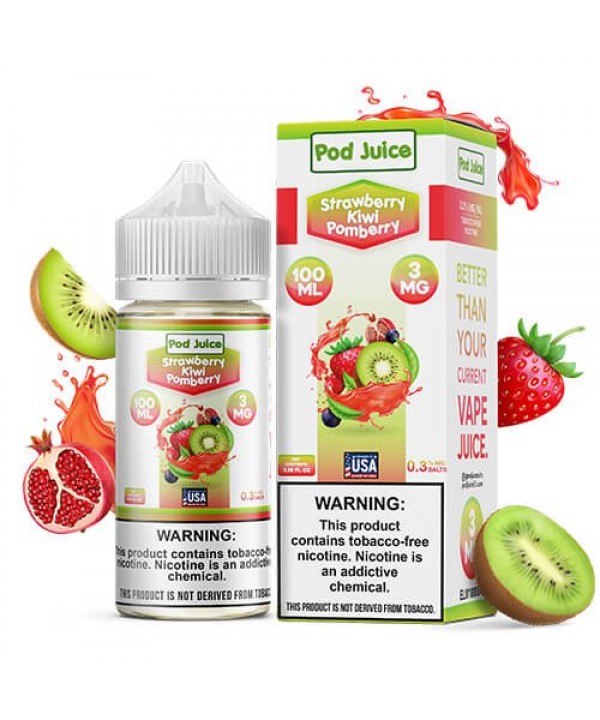 Pod Juice Synthetic Strawberry Kiwi Pomberry eJuic...