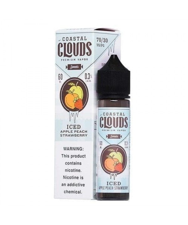 Coastal Clouds Iced Apple Peach Strawberry eJuice