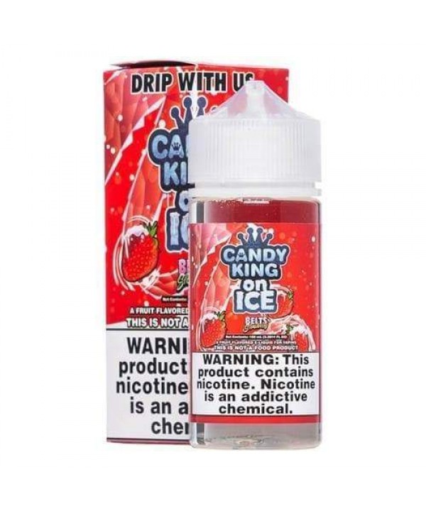 Candy King On Ice Strawberry Belts eJuice