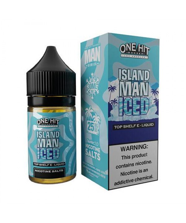 One Hit Wonder Synthetic Salt Island Man Ice eJuice