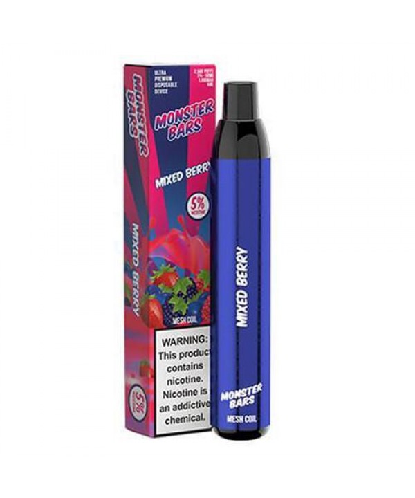 Monster Bars Mixed Berry Disposable Vape Pen