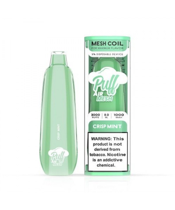 Puff Air Mesh Crisp Mint Synthetic Disposable Vape...