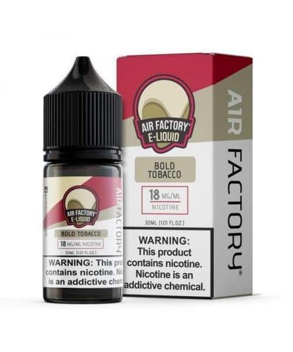 Air Factory Salt Bold Tobacco eJuice