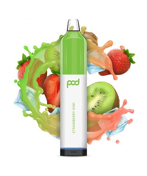 Pod Juice Synthetic Mesh 5500 Strawberry Kiwi Disposable Vape Pen