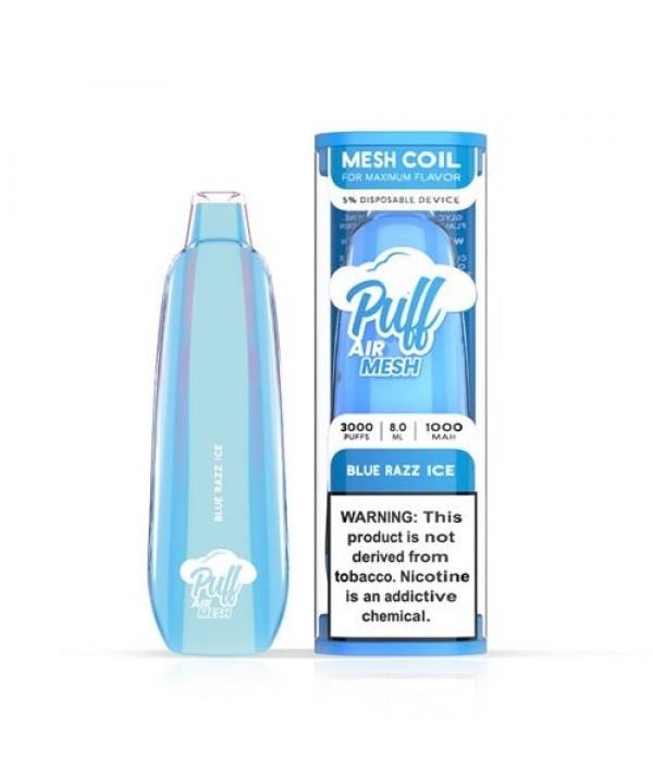 Puff Air Mesh Blue Razz Ice Synthetic Disposable V...