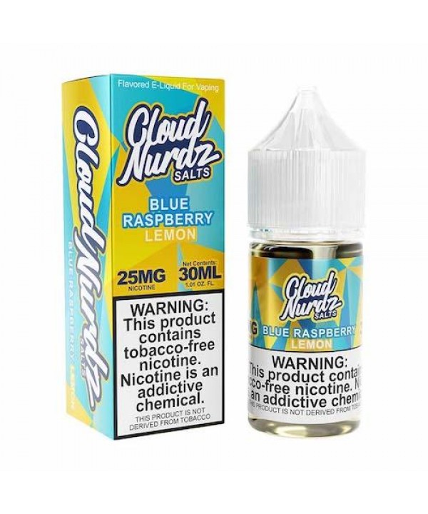 Cloud Nurdz Salts Blue Raspberry Lemon eJuice