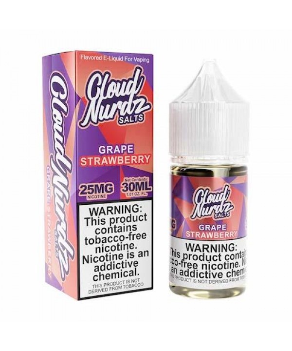 Cloud Nurdz Salts Grape Strawberry eJuice