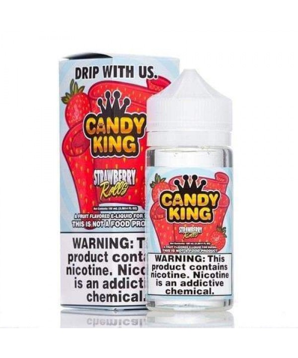 Candy King Strawberry Rolls eJuice