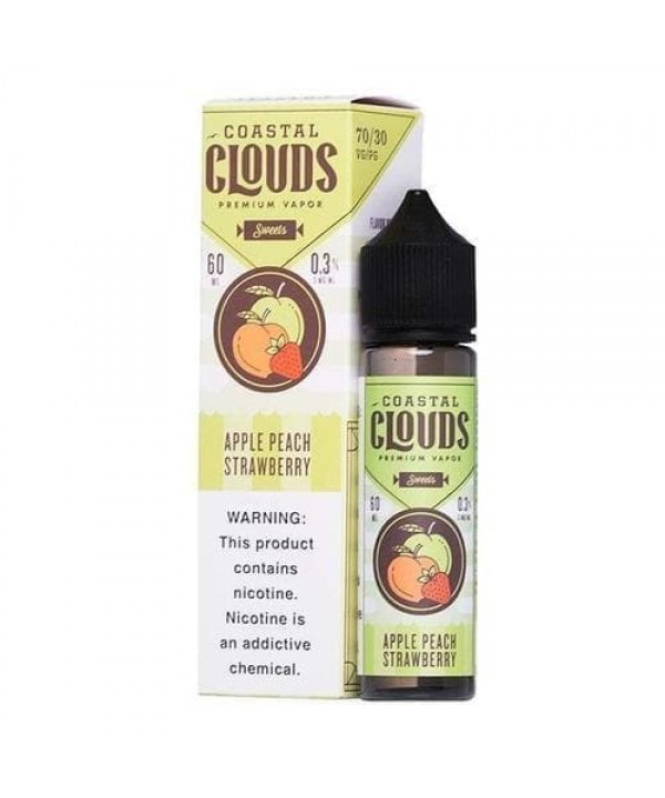 Coastal Clouds Apple Peach Strawberry eJuice